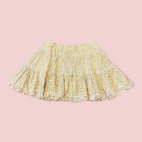 Necessary Objects Dresses & Skirts - Y2K floral ruffle mini skirt by necessary objects